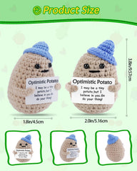 JELUTAR potato doll in bag, portable cheer for travel or on-the-go.