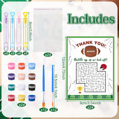 Jenaai three-color watercolor paints and brushes deliver vibrant, mess-friendly art sessions.