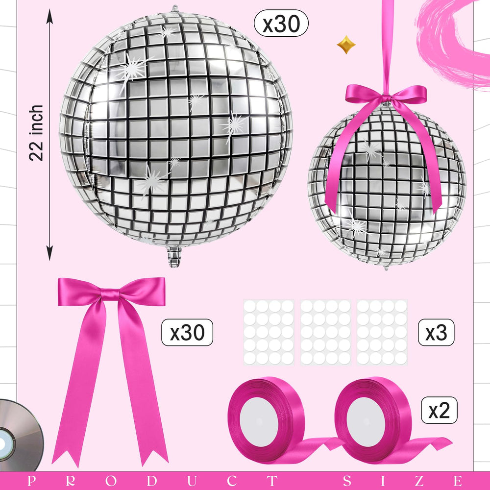 Jenaai 30-pack durable 4D balloons for versatile party decor.