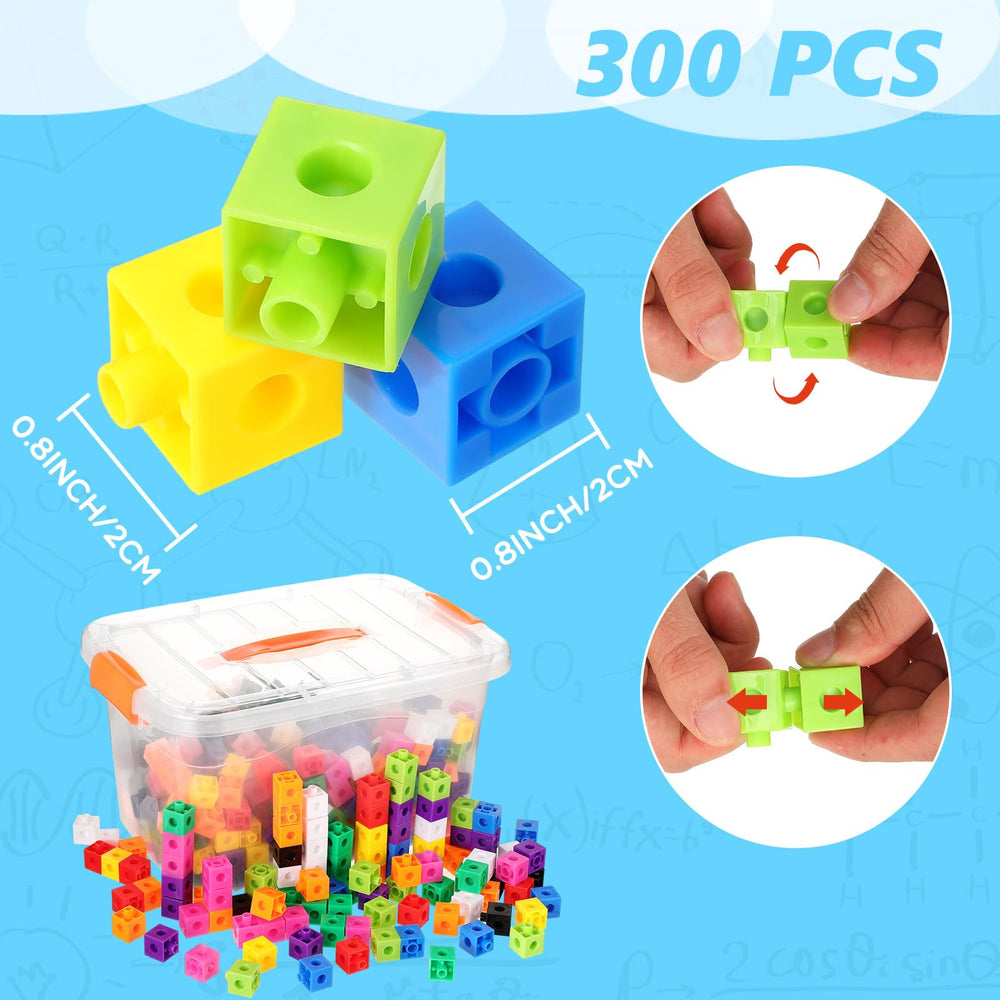 Jenaai colorful linking cubes for hands-on pattern and counting practice