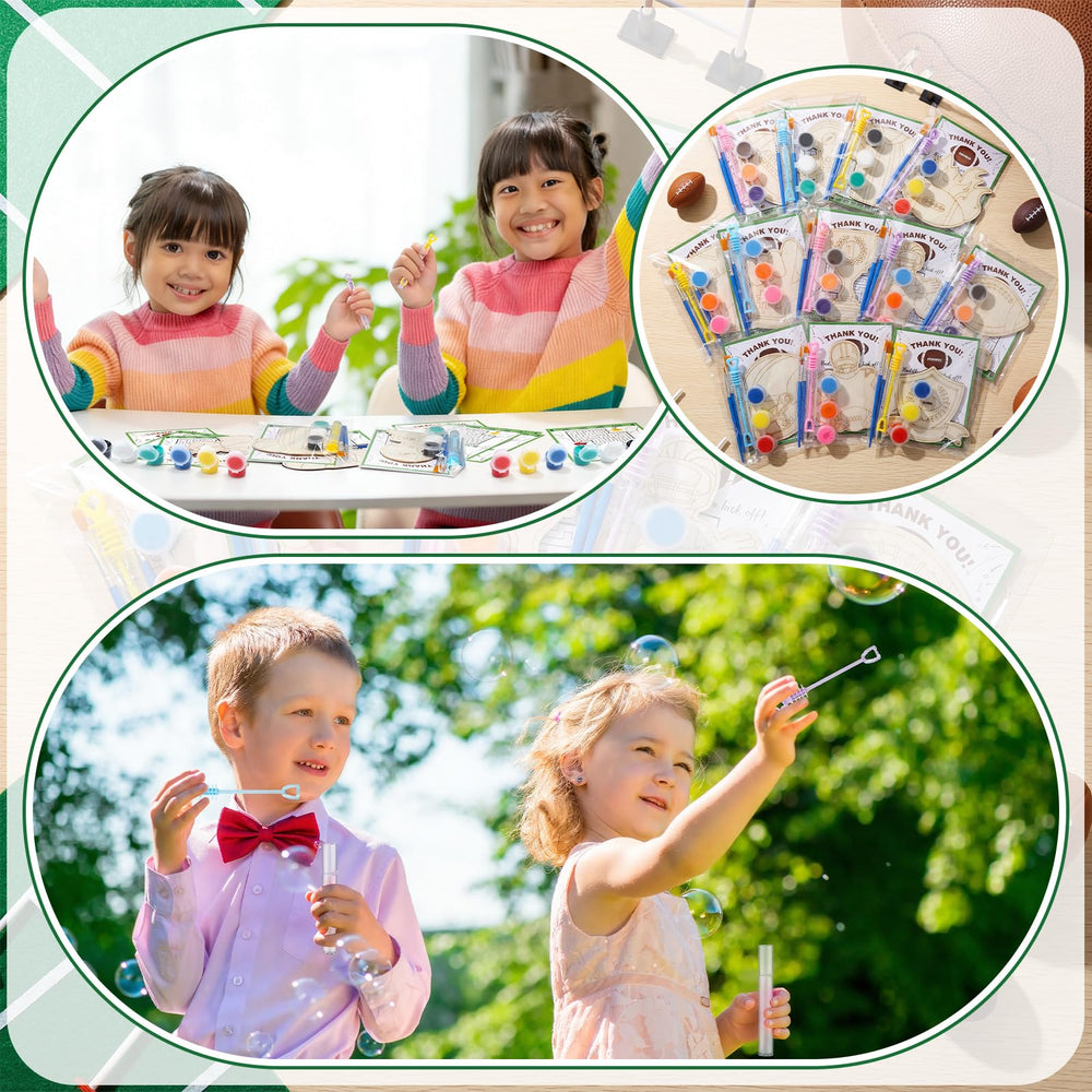 Jenaai complete party crafting kit ideal for sports-themed celebrations and activities.