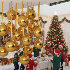 Jenaai elegant gold balloon drape for stylish venue styling.