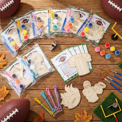 Jenaai football-themed bubble wands add bubbly fun to crafts and parties.