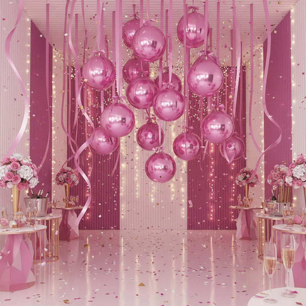 Jenaai pink ribbon for cohesive hanging decoration and layout flexibility.