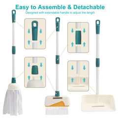 Jenilily detachable cleaning toy dustpan supports hands-on cleanup play