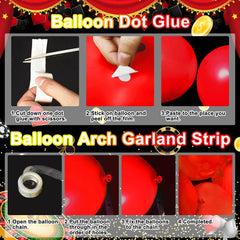 Jenlion poker foil balloons add shiny casino accents.