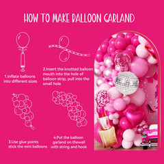 Jenlion silver explosion star balloon adds dramatic contrast to garlands.