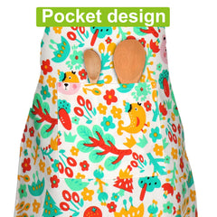 Jennice House size large apron suited for ages 6–12