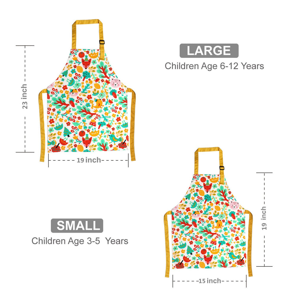Jennice House size small apron suited for ages 3–5