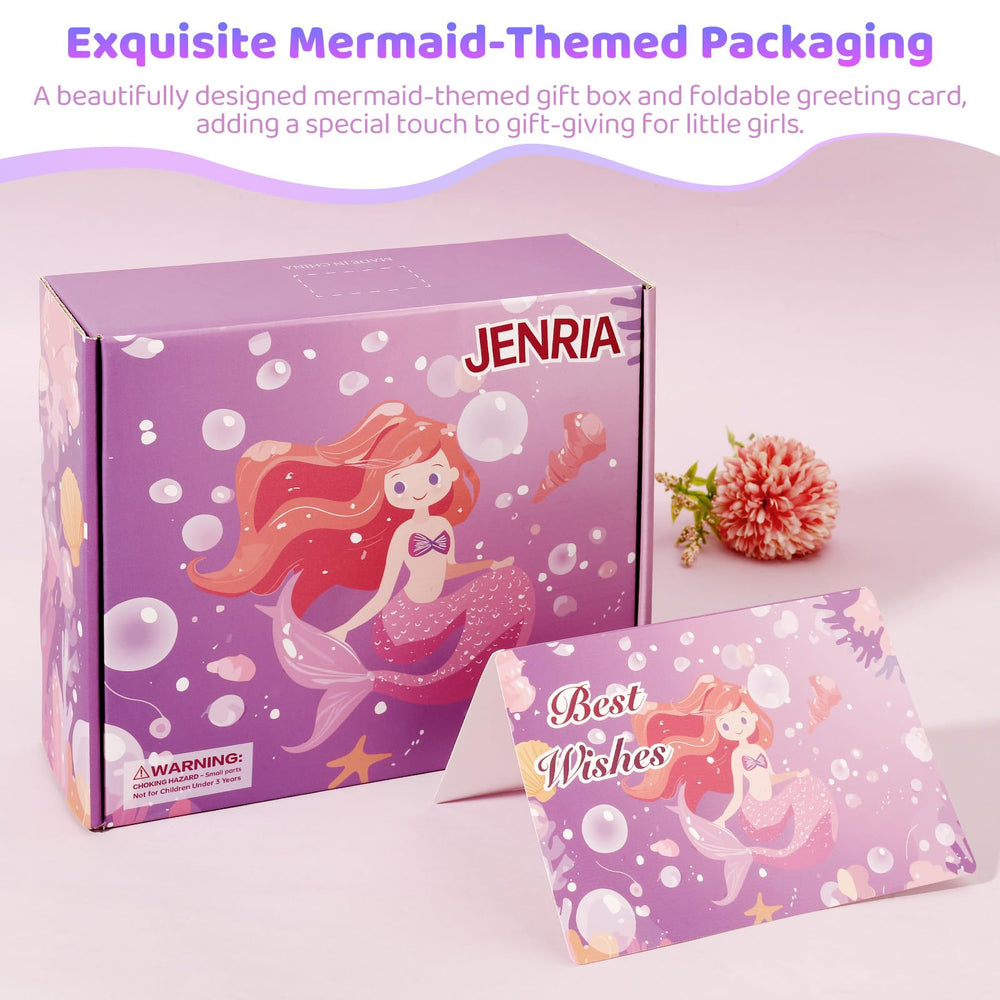 Jenria Mermaid Gift Set pearl necklace and bracelet, stylish accessories for outfits.