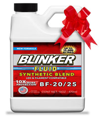 Jergrim Blinker Fluid bottle front label; perfect gag gift starter.