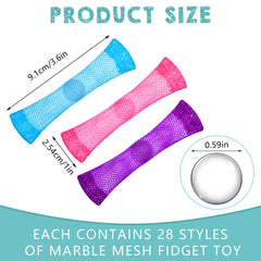Jerify multicolor woven nylon mesh offers a sturdy compact sensory tool.