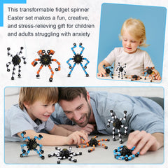 Jerify mechanism spinner DIY robot design promotes manual dexterity during play and learning