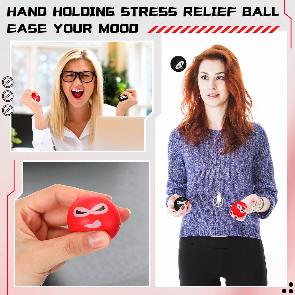 Jerify Ninja stress balls on desks help focus and quick fidget relief.