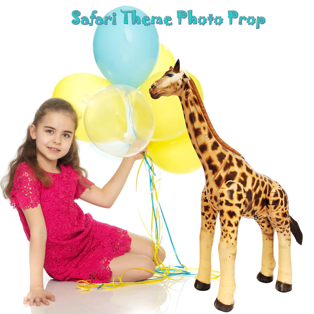 Jet Creations 36in giraffe inflatable ideal as a birthday gift.