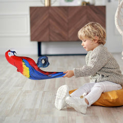Jet Creations macaw education display adds interactive learning visuals