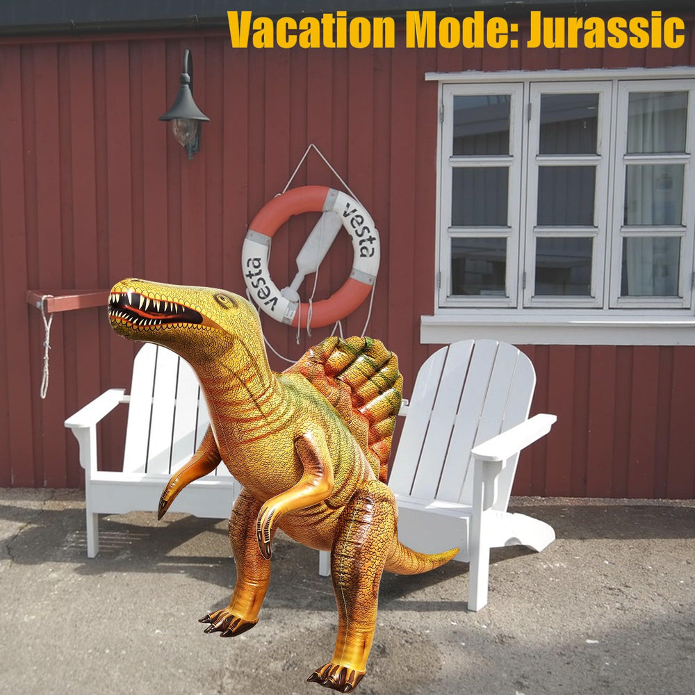 Jet Creations Spinosaurus inflatable in durable vinyl for year-round indoor and outdoor use