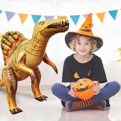 Jet Creations Spinosaurus inflatable side view, ideal for yard decor and photo props
