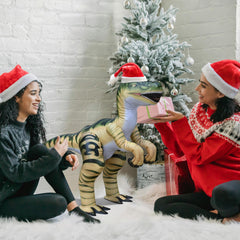 Jet Creations Velociraptor inflatable tested for quality before shipment.