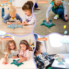 Jet Lag double-sided silicone board for quiet fidgeting