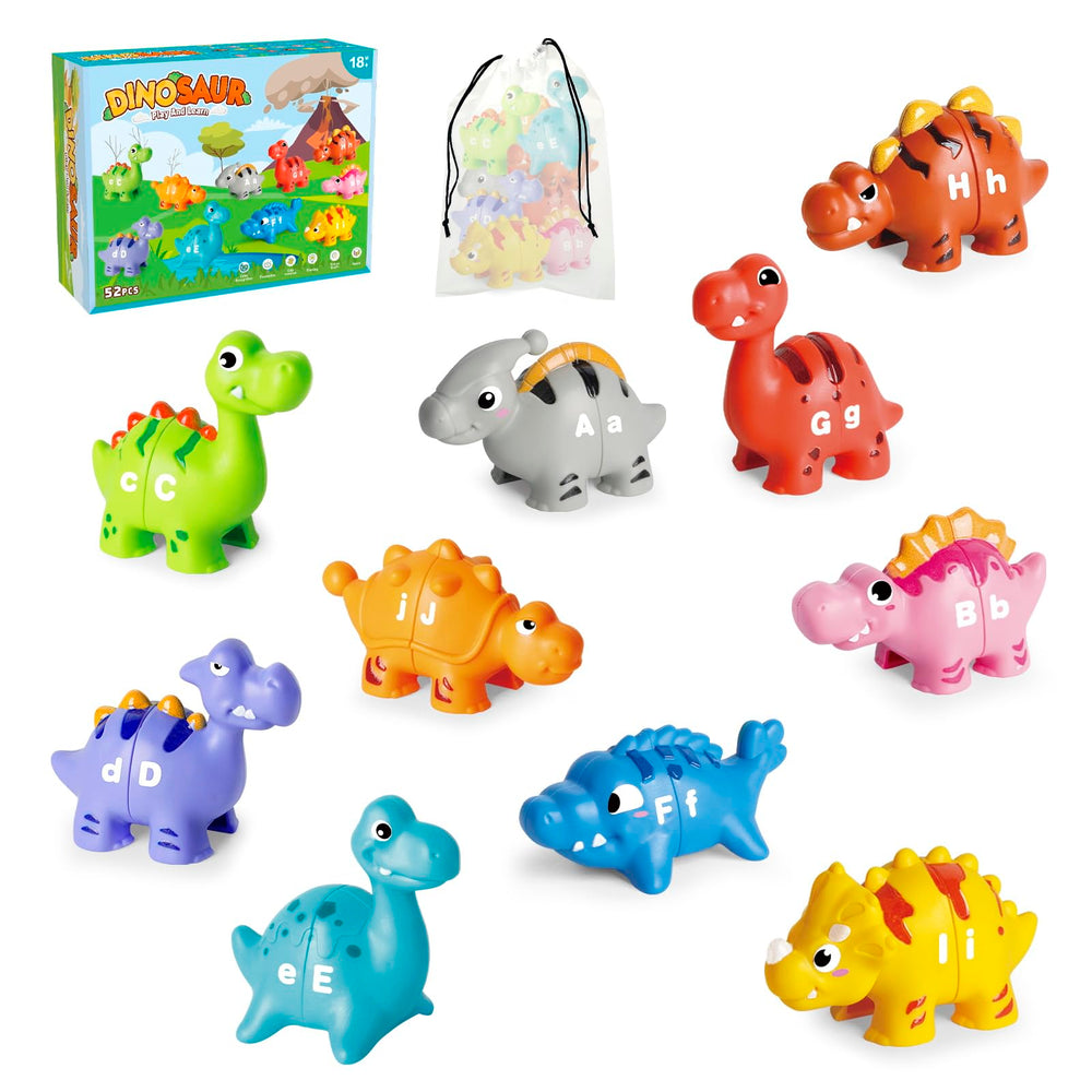 Jetbotell dinosaur alphabet pals collection boosts early letter recognition through playful exploration