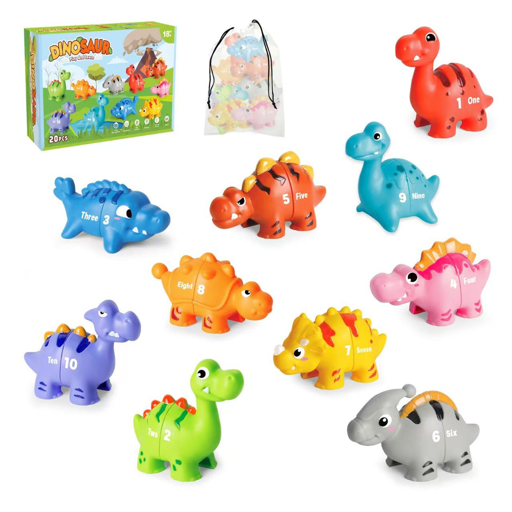 Jetbotell dinosaur number buddies encourage early math exploration for toddlers.