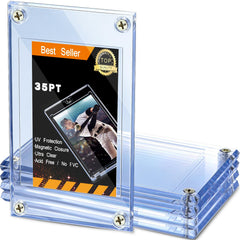 Jetec 5-piece screw trading card protectors pack for secure display