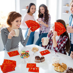 Jetec Lunar New Year red cards set as party favors