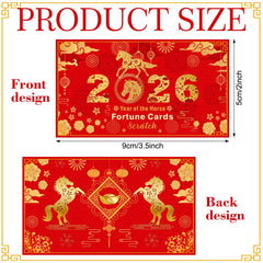 Jetec fortune cards pack on table ready as gifts