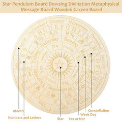 Jetec Star Pendulum Board makes a thoughtful gift for witches and friends