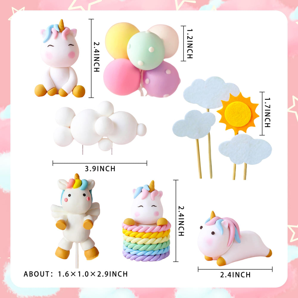 JeVenis big cloud cake topper creates soft sky accents for baby showers and birthdays