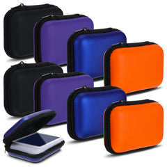 Jexine card case in black showing compact travel-friendly storage for cards