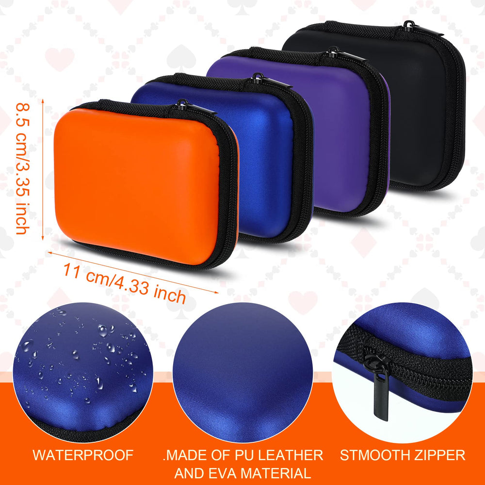 Jexine card case in purple highlighting color coded organization for games