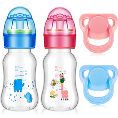 Jexine pink magnetic pacifier for reborn dolls enhances realistic feeding play.