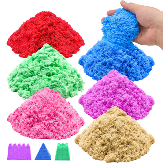 Jgalnim Play Sand red color for imaginative sand art and sensory play.