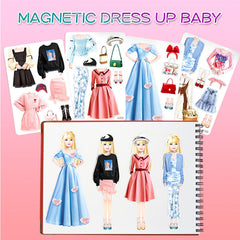JHGCVX magnetic dress-up dolls accessories support colorful styling ideas.