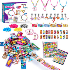 JHTIGRE DIY sticker bracelet kit contents inspire creative jewelry making for kids.