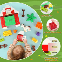 JHTigre large ABS plastic blocks designed for safe chunky handling