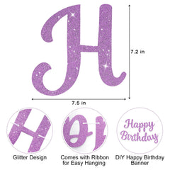JHZMCRX delicate birthday garland decor suits any age party