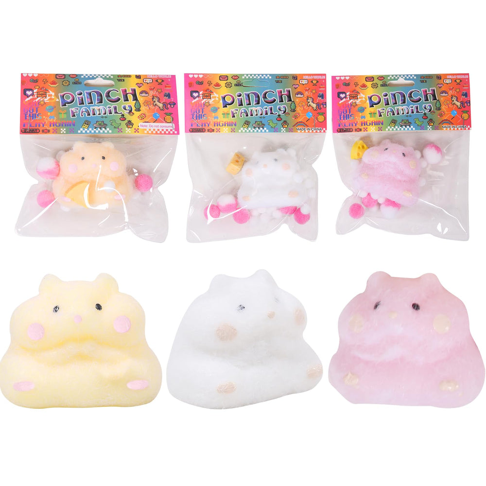 JIACAI squishy hamster toy with soft texture for calming squeezes.