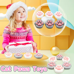 JIAHO cat paws mochi toy soft TPR material, safe handheld squish
