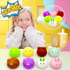 JIAHO Mochi cats squishy toy cute desk decor and squeeze play