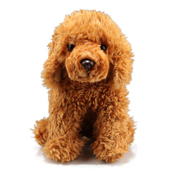 JIANEEXSQ Labradoodle plush face detail, soft fur for gentle cuddling