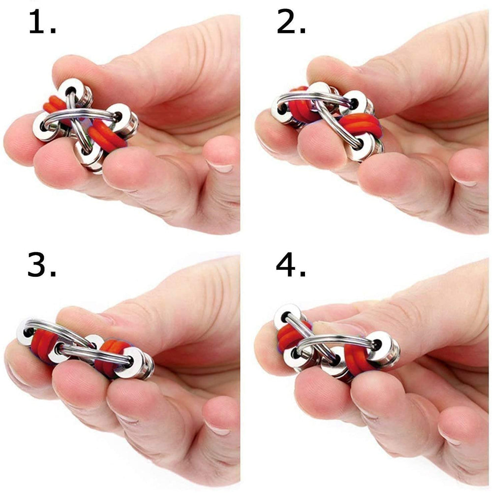 JIANGRUI Mesh and marble fidget toy one delivers varied textures.