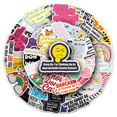 Jictegb Snarky Stickers collection enhances planning and journaling.