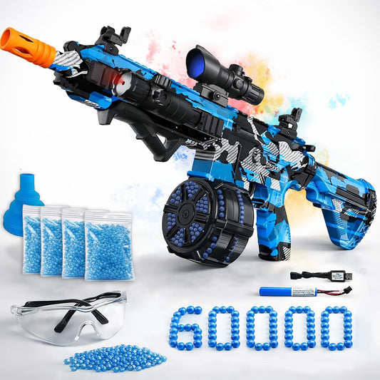JIFTOK electric gel ball blaster front view for immersive outdoor battles.