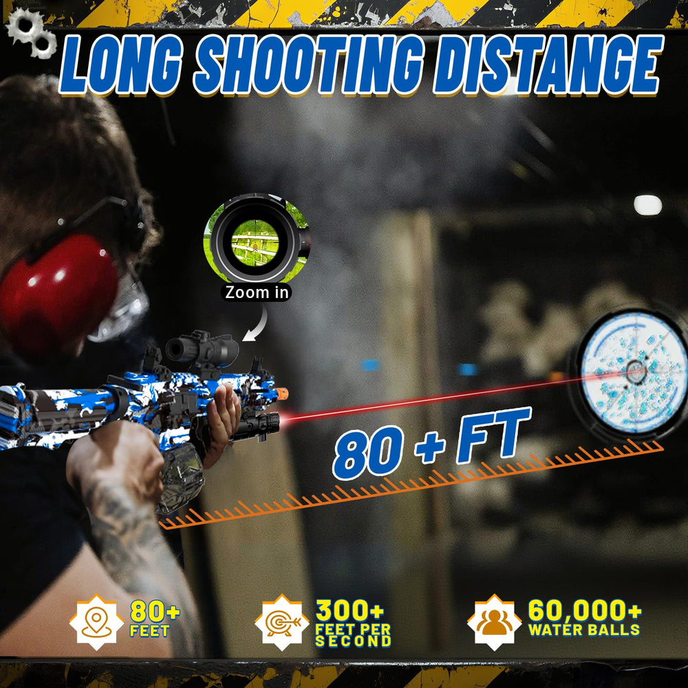 JIFTOK high-speed gearbox enables smooth continuous firing.