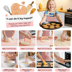 JIGQGY oven mitt keeps little hands safe from hot pans.