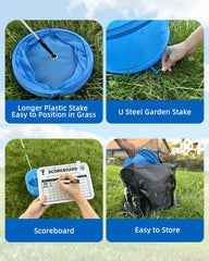 JIIFO foldable holes enable DIY backyard golf course design and flexible layouts.