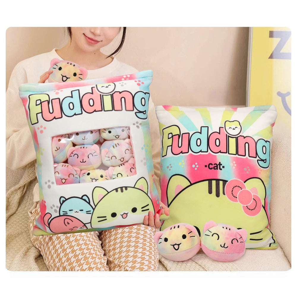 JILPAK cat plush decor brightens bedrooms and living spaces.